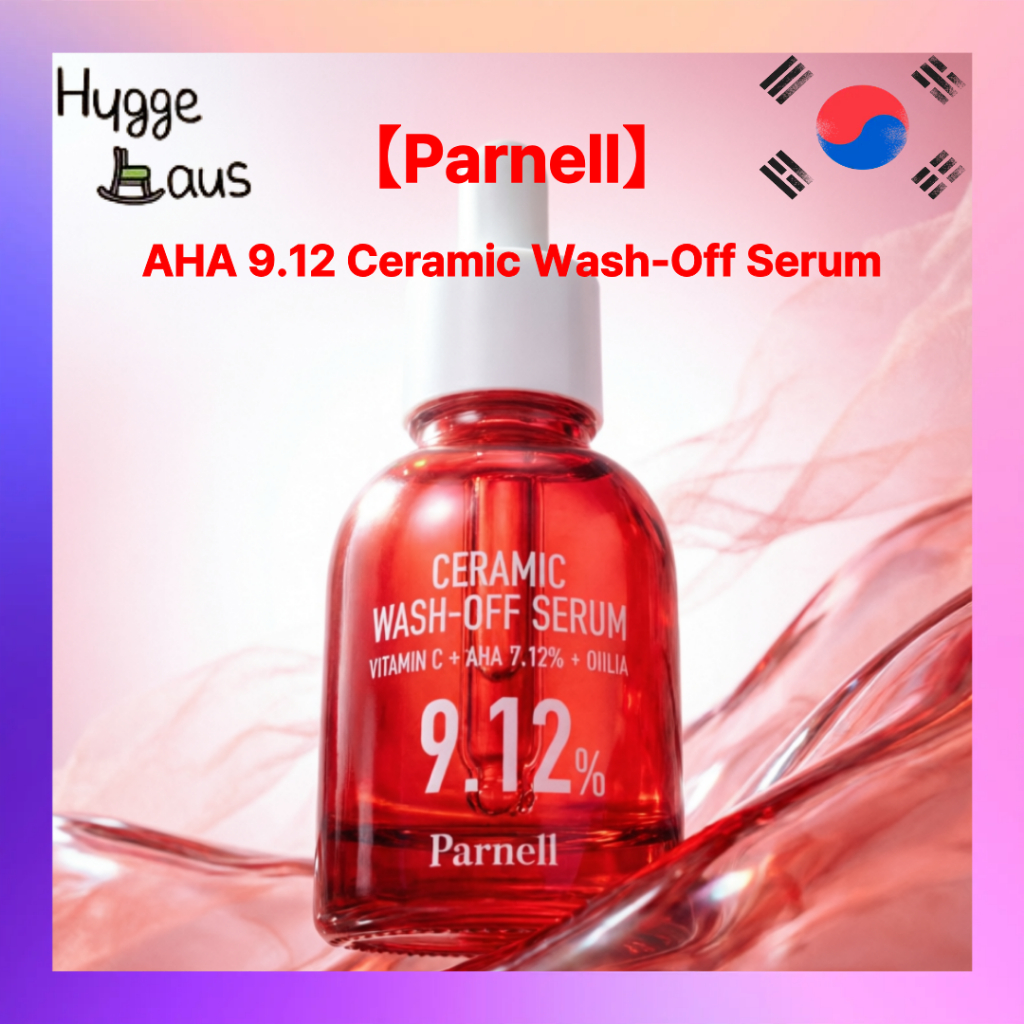 [PARNELL] Sérum Lavagem Cerâmica AHA 9.12 Omija Peeling Esfoliante 30ml Korean Skincare