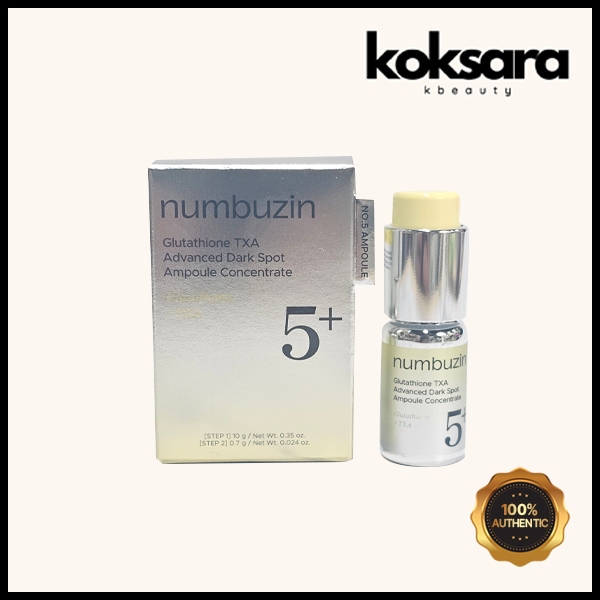 Numbuzin Glutathione TXA10 Intensive Toning Ampoule & Powder 10.7g em Oferta na Shopee