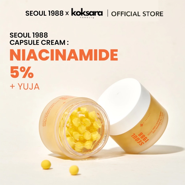 SEOUL 1988 capsule cream niacinamide 5% + yuja 50ml