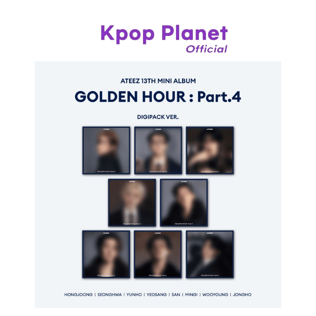 [DIGIPACK ver.] ATEEZ - 13th Mini Album [GOLDEN HOUR : Part.4]