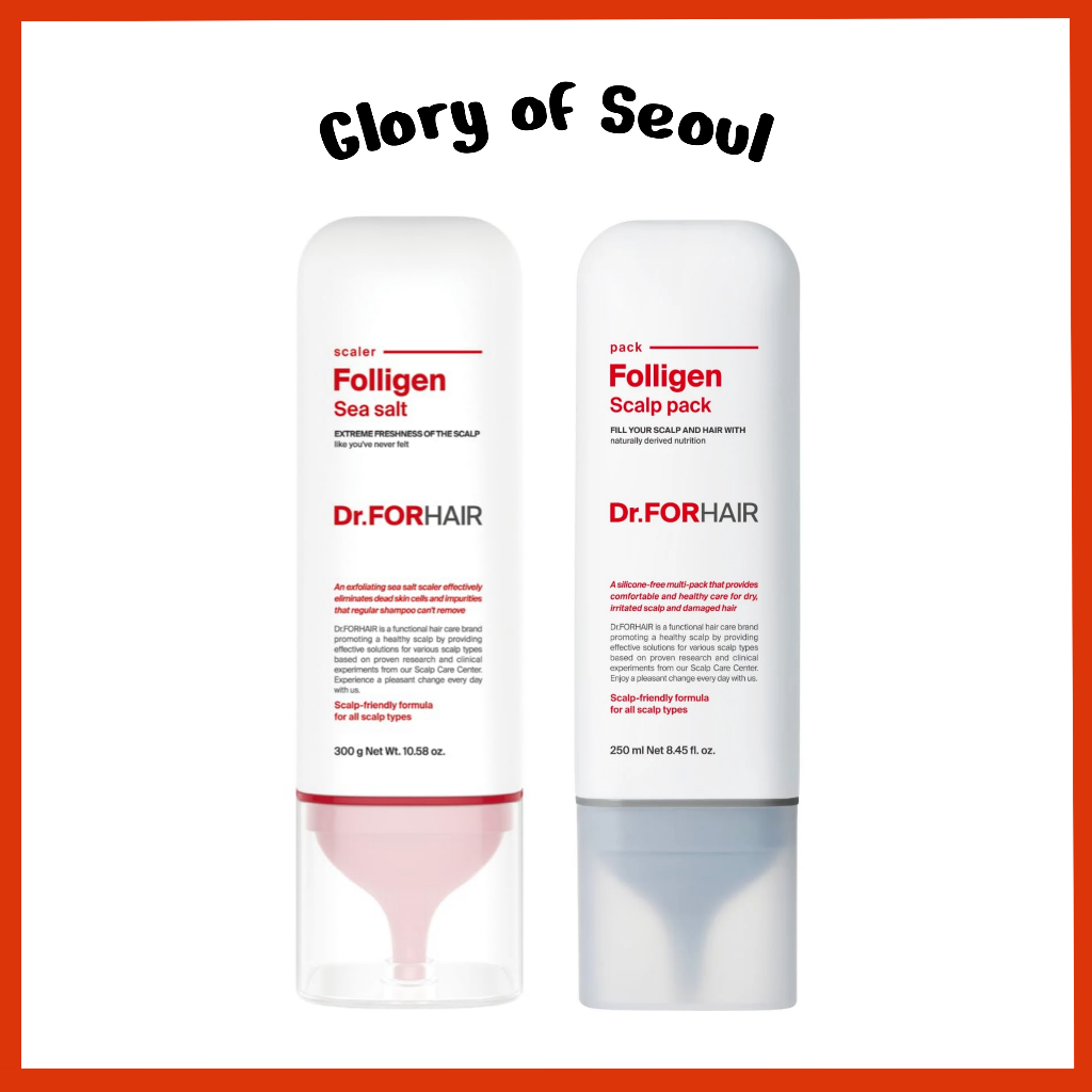 DR.FORHAIR Sal Marinho Folligen , Pacote De Couro Cabeludo 4 Opções em Oferta na Shopee