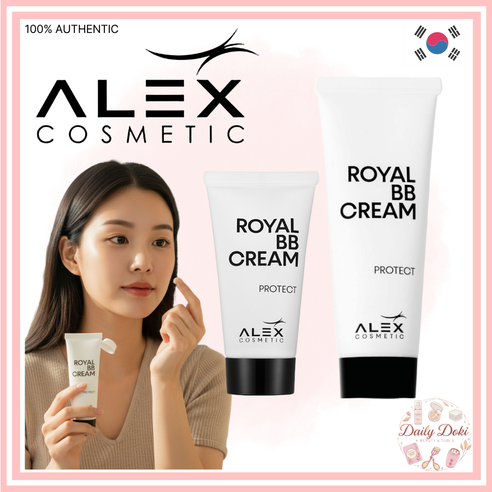 Alex COSMETIC Creme BB Real 30ml/50ml | Base De Cobertura Leve Coreia Autêntica Doki Diário