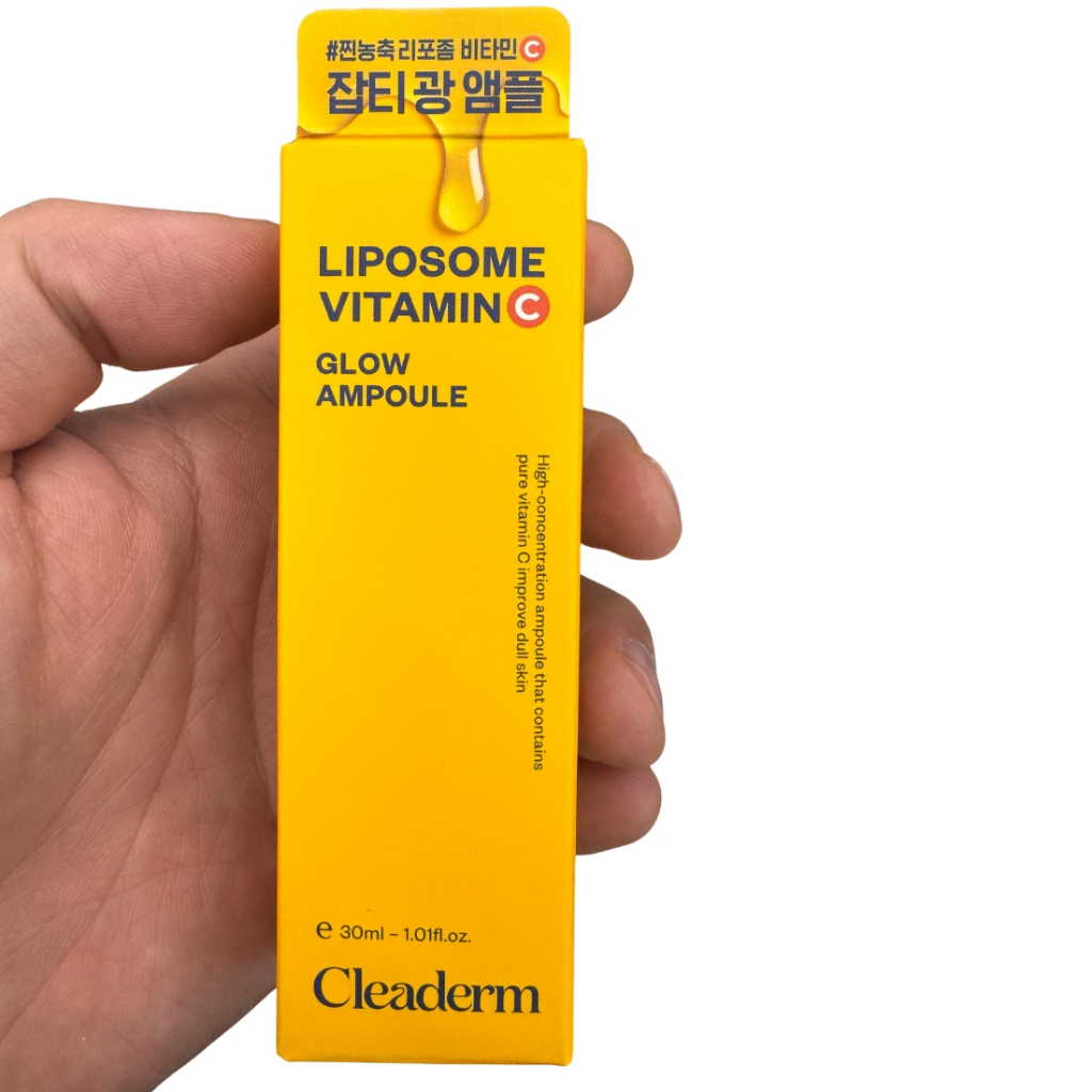 [Cleaderm] Ampola Liposome Vitamina C Glow 30ml/Corretor De Manchas Escuras De 7 Dias/Soro Iluminador Da Chong Kun Dang