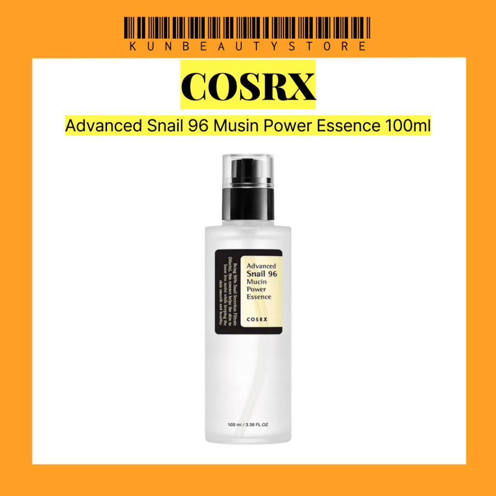 Essência De Mucina De Caracol 96 % [Brilho Hidratante [COSRX] Avançado 96 Musin Power Essence 100ml TikTok Viral