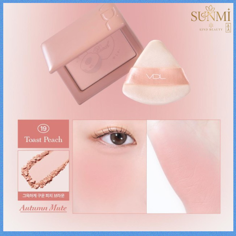 Blush Para Manchas De Bochecha VDL + Fixador De Configuração SO NATURAL