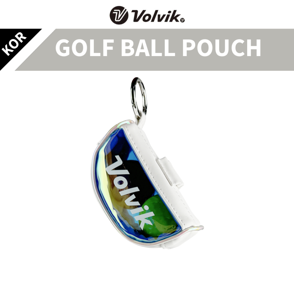 [Volvik] Nova Bolsa Para Bola De Golfe Com Holograma 2025-VBEP , Comporta 2 Bolas