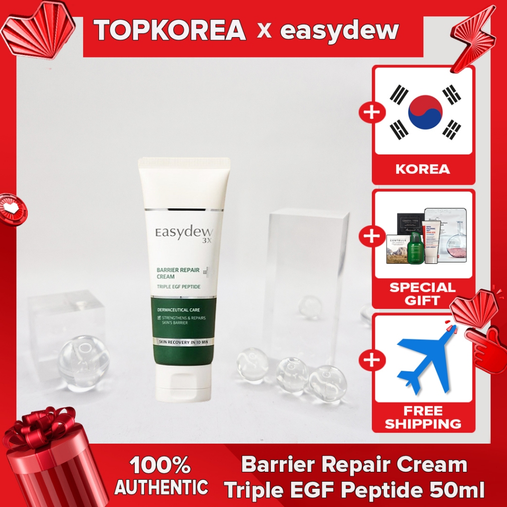 Creme Reparador De Barreira Easydew Peptídeo Triplo EGF 50ml TOPKOREA Envio Da Coreia