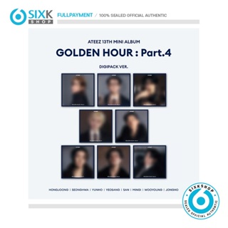 ( HELLO LIVE _ MEET & CALL POB ) ATEEZ 13th Mini Album GOLDEN HOUR : Part.4 em Oferta na Shopee
