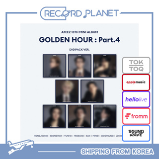 [POB] ATEEZ - GOLDEN HOUR : Part.4 (DIGIPACK VER.) em Oferta na Shopee