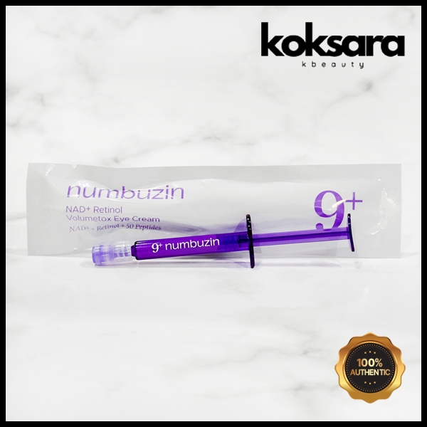 NUMBUZIN No . 9 NAD + Retinol Volumetox shot Creme Para Os Olhos 1ml 1ea