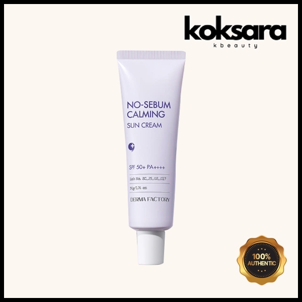 Derma Factory Mineral Sunscreen No-Sebum Calming Sunscreen 50g