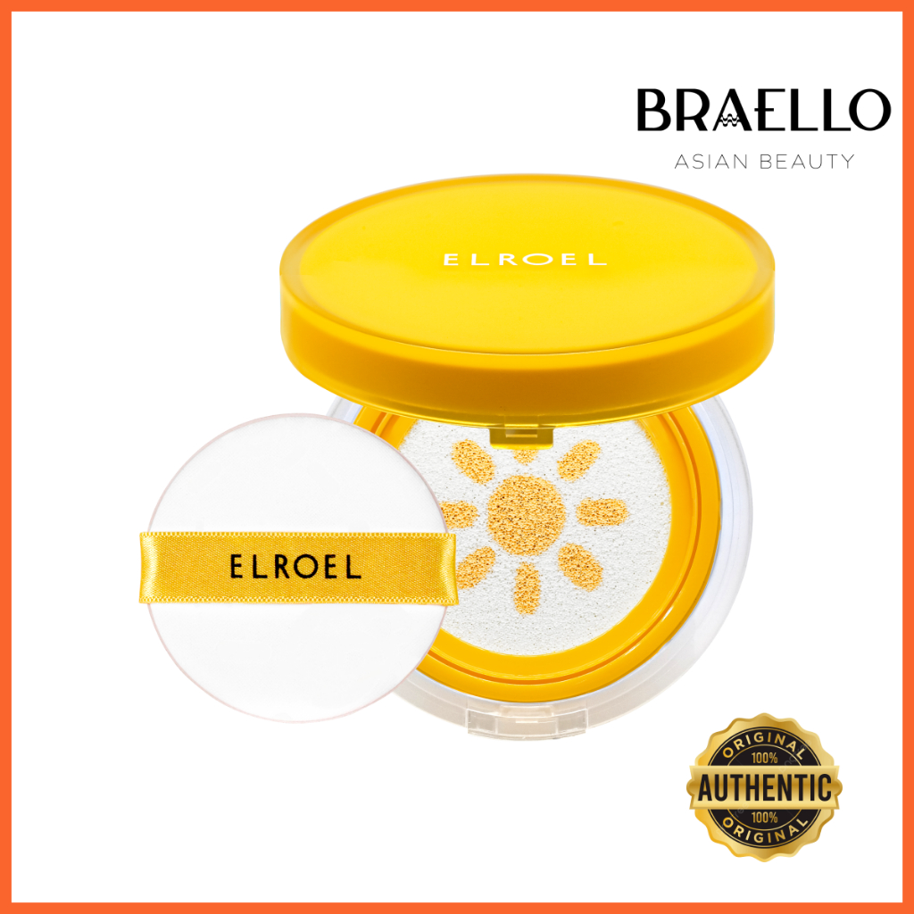 Elroel Protetor Solar Cushion Pang Plus Proteção UV Iluminadora anti-Rugas Fps50 + PA Máx (À Prova D'água) em Oferta na Shopee