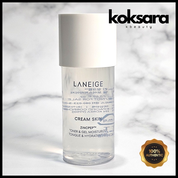 Laneige Creme Pele Zincotm Toner E Gel Hidratante 50ml