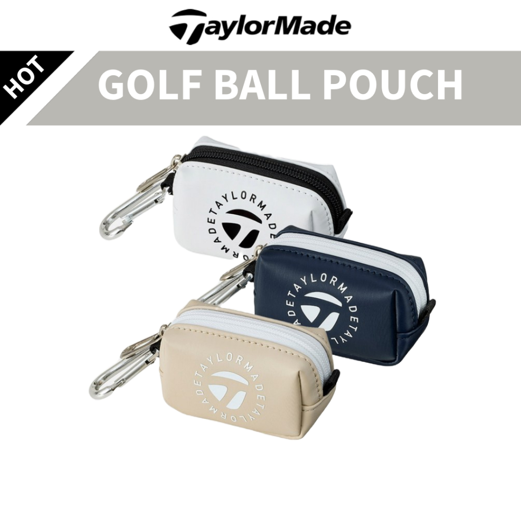 [TaylorMade] Bolsa De Bola Com Logotipo Circular UN754 , Opção De 3 Cores