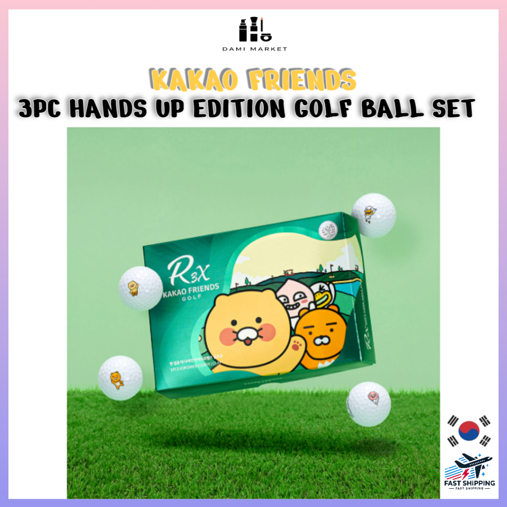 [Kakao Friends] Bola De Golfe R3X (3 Unidades) Edição Prática-12 Bolas