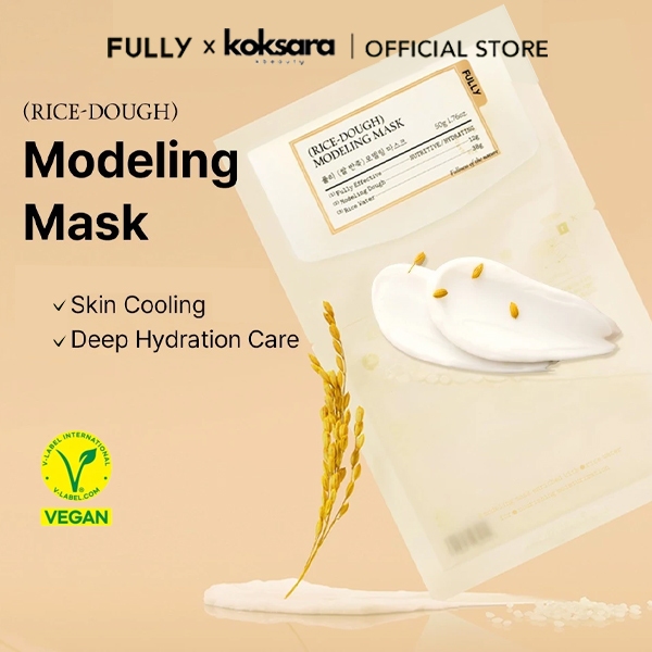 FULLY OFFICIAL Rice-Dough Modeling Mask 4ea, 1ea