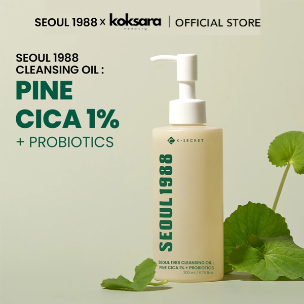 [OFFICIAL] SEOUL 1988 Cleansing Oil Pine Cica 1% + Probiotics 200ml