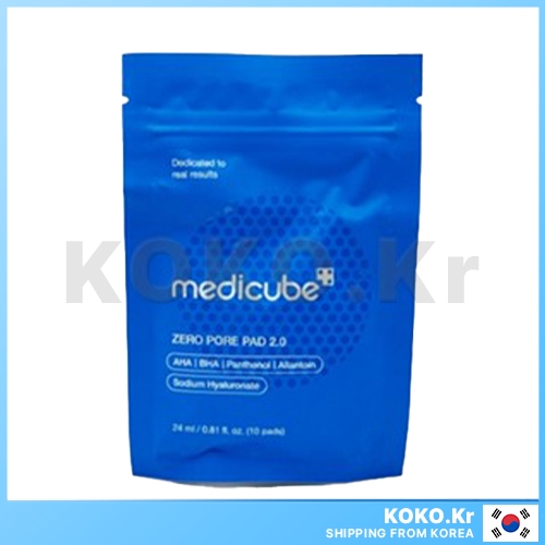 MEDICUBE Zero Pore Pads 2.0 10P/30P Recarga (Sem Caixa) Com Brindes