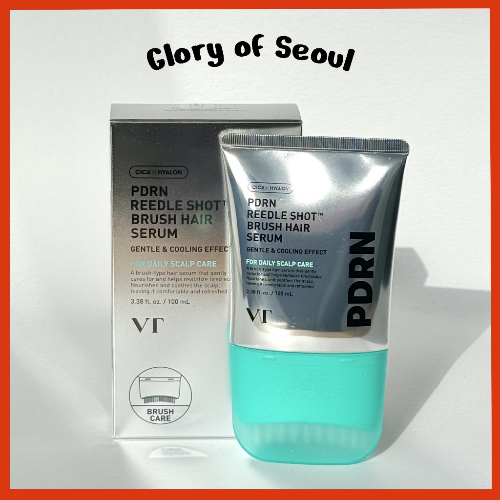[NEW] VT COSMETICS PDRN Reedle Shot Brush Hair Serum 100ml em Oferta na Shopee