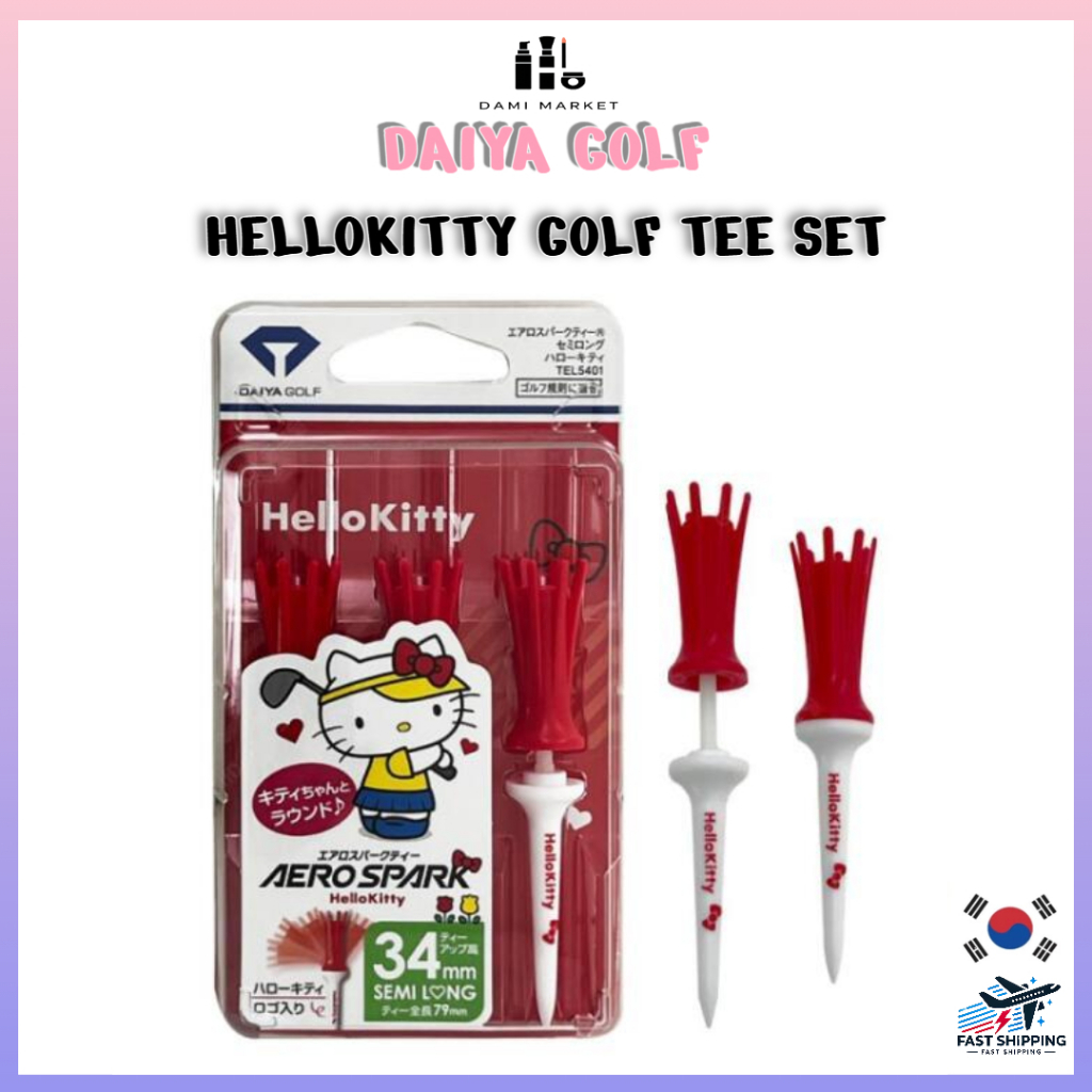Camiseta De Golfe DAIYA AEROSPAK Hello Kitty