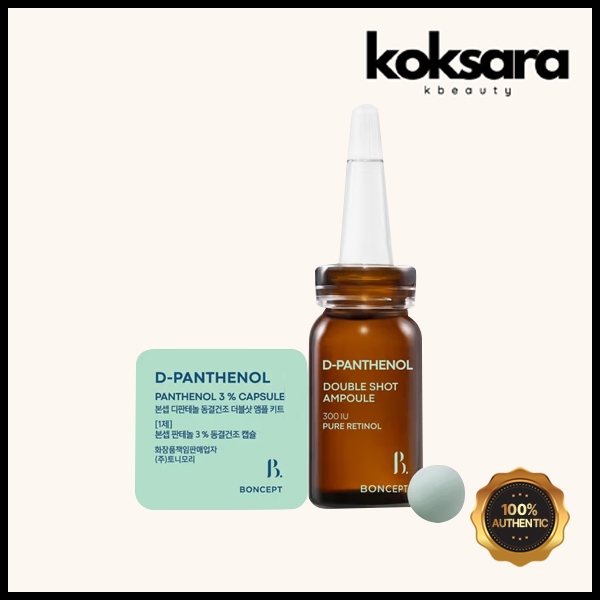 Boncept Di-Panthenol Freeze-Dried Double Shot Ampoule Kit