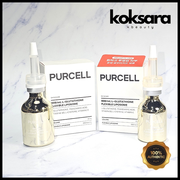 Purcell 88B/mL L-Glutationa Liposome Flexível 30ml , 20ml em Oferta na Shopee
