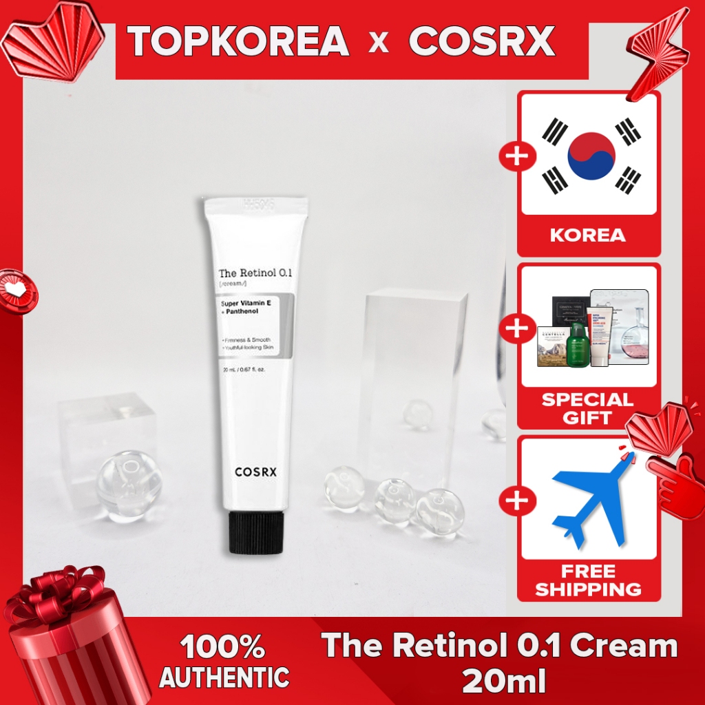 COSRX The Retinol 0.1/0.3 Creme 20ml TOPKOREA Envio Da Coreia