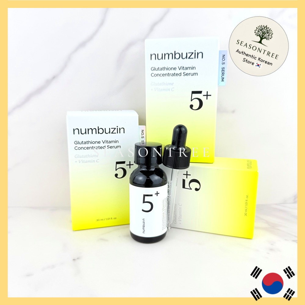 [Numbuzin] Ampola No.5 Glutationa C Trace (30ml / 30ml+30ml) – Clareador de Manchas e Antioxidante Intensivo
