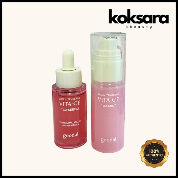 Goodal Green Tangerine Vita C E TXA Serum 30ml + TXA Mist 50ml