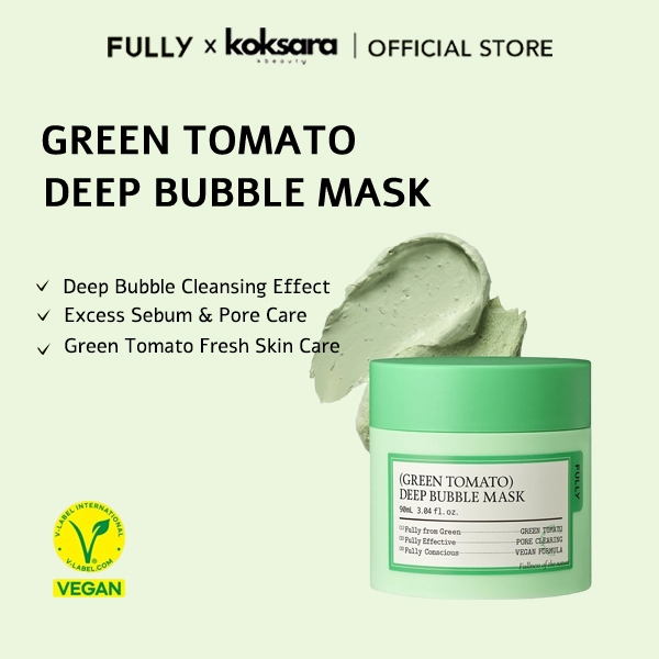 FULLY OFFICIAL Green Tomato Deep Bubble Mask 90ml