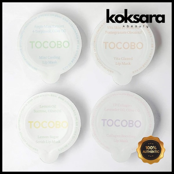 Máscara Labial TOCOBO mini 1 Unidade 4 Tipos