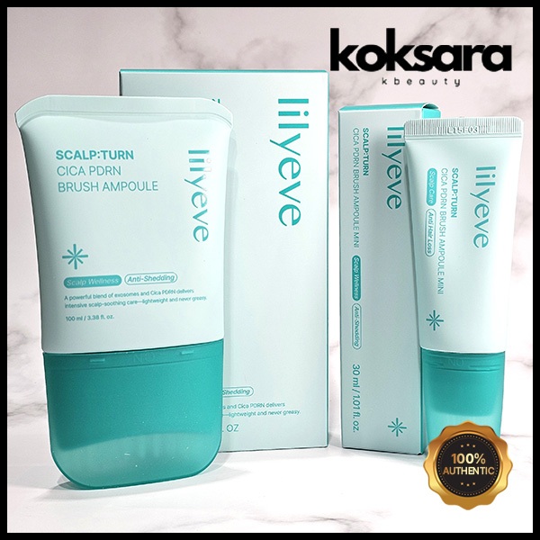 Lilyeve Scalpton Cica PDRN Escova Ampola Refrescante Para Queda De Cabelo 100ml , 30ml em Oferta na Shopee