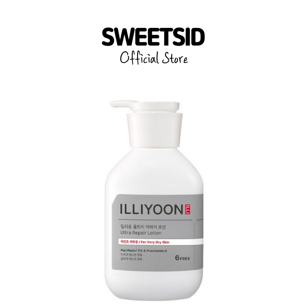 [ILLIYOON] Loção Corporal Ultra Reparadora | 350ml/528ml Pantenol De Alta Concentração Hidratante Profundo Para Pele Mui