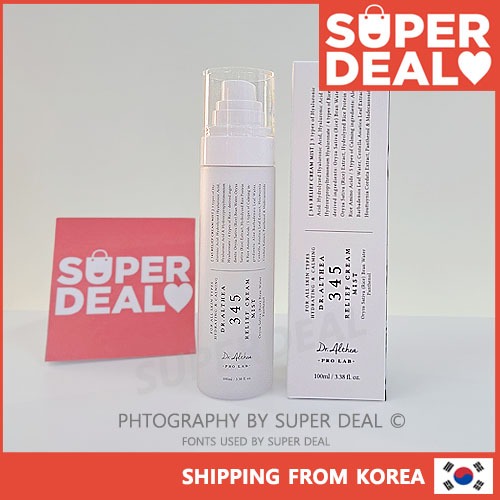 [Enviado da Coreia] Dr.Althea 345 Relief Cream Mist 100ml em Oferta na Shopee