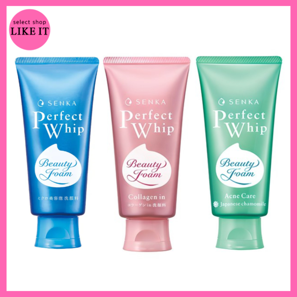 Senka Perfect Whip Facial Wash | Collagen | Acne Care | Shipping from Korea | Korea Beauty