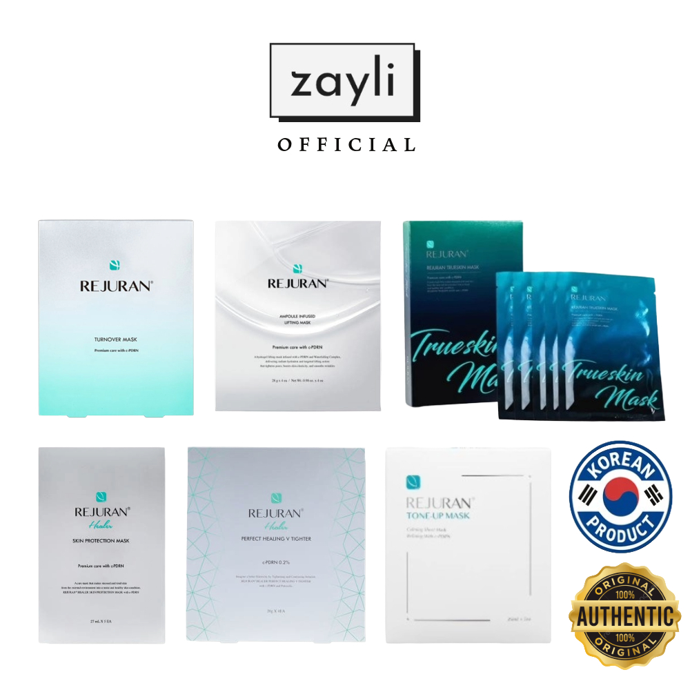 [Rejuran] Coleção De Máscaras Faciais Premiumturnover/Calmante/Firmeza Em V/Lifting De Ampolas/Derma Healer Moisture-Cui