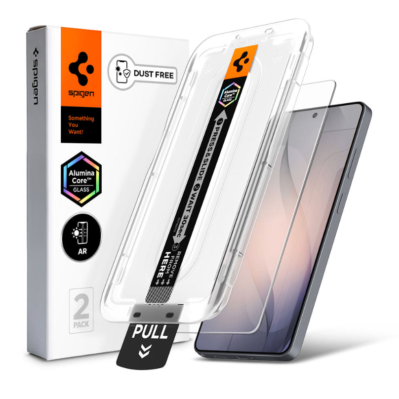 Spigen-Conjunto De 2 Peças De Filme De Vidro AR Glas.tR ez fit Para Série galaxy