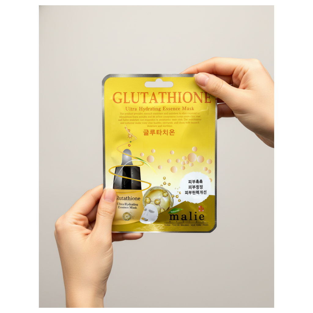 Folha De Máscara De Glutationa Marie Essence 20ml , Cuidado Iluminador E Tom