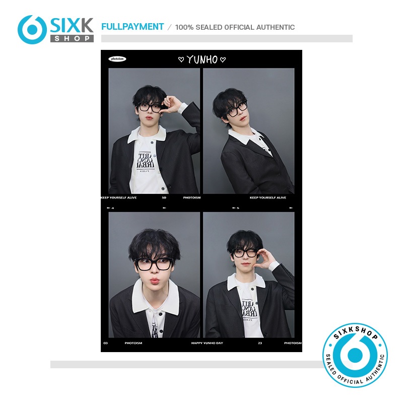 ATEEZ YUNHO x Photoism Snapism PHOTOCARD STICKER