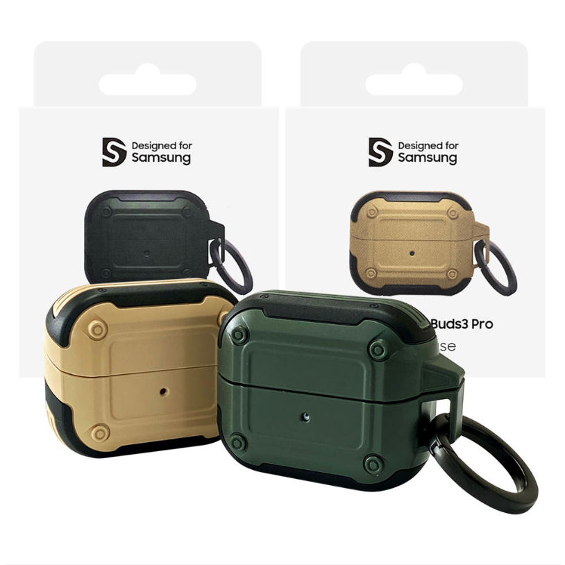 Samsung-Capa Armadura Para galaxy buds 3/3 pro Com Mosquetão