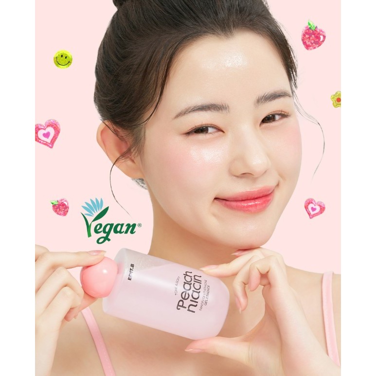 [edit.b] Essência Gel Tonificante Pêssego 200ml | Iluminadora De Niacinamida E Glutationa Cuidados Com A Pele Coreanos H