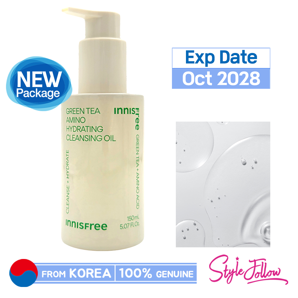[INNISFREE] Óleo De Limpeza Hidratante Amino Chá Verde 150ml
