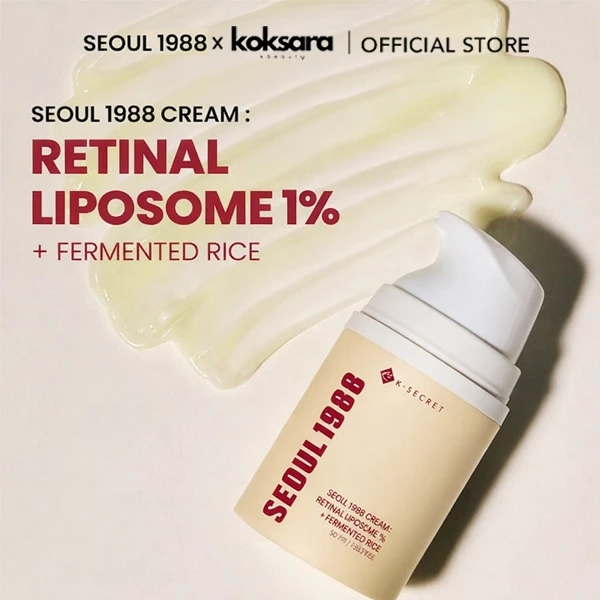 [OFFICIAL] SEOUL 1988 Retinal Liposome 1% + Fermented Rice cream 50ml
