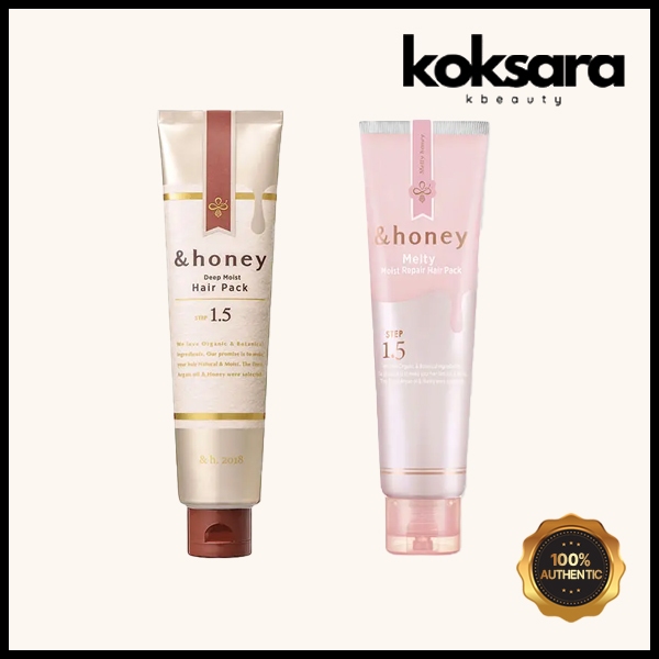 &honey Moist Hair Pack Deep / Melty 130g 2 Types