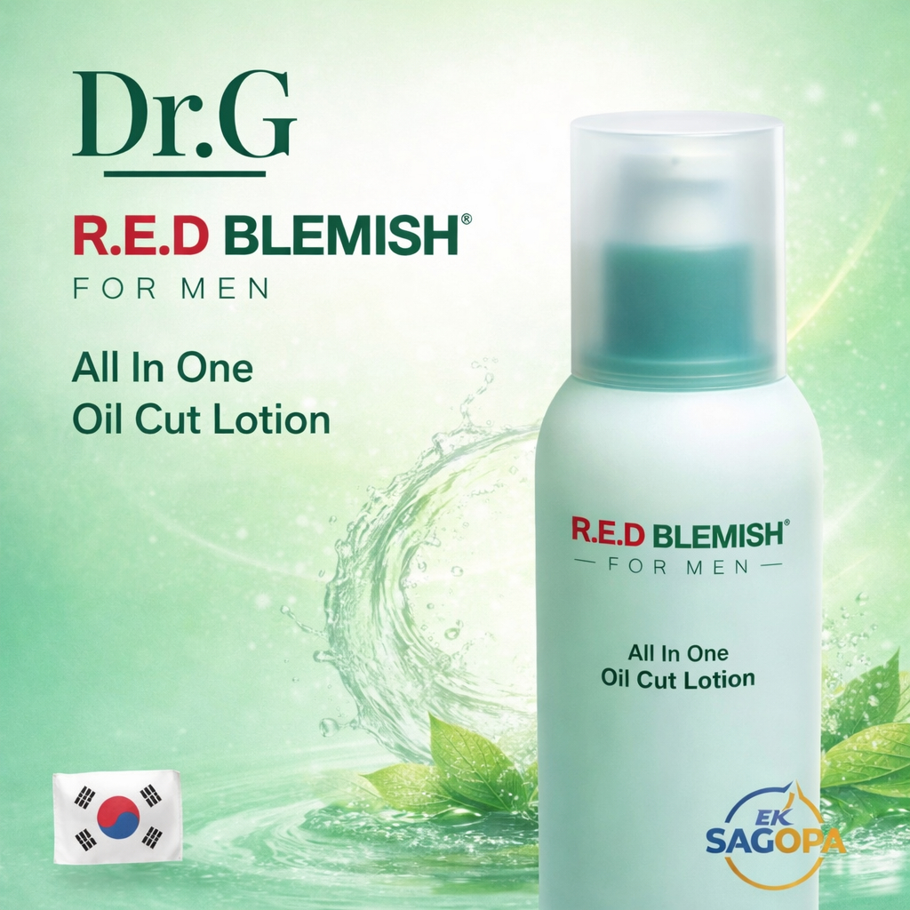 Dr.G Red Blemish For Men Loção Multifuncional Para Corte De Óleo Controle De Oleosidade Projetada Reduzir O Excesso De S
