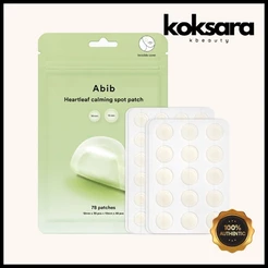 Abib Heartleaf Calming Spot Patch 78 sheets (10mm 48 sheets + 12mm 30 sheets)