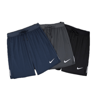 Esportes Shorts Masculinos Corrida Fitness Secagem Rápida Estilo Cinco Pontos Fino
