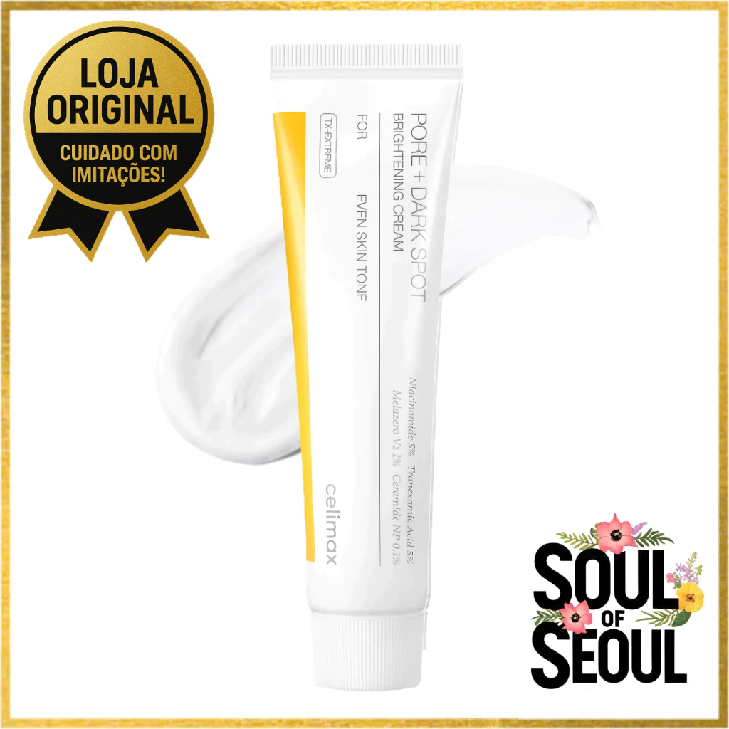 celimax PORE + Creme Iluminador De Manchas Escuras (7ml , 35ml) em Oferta na Shopee