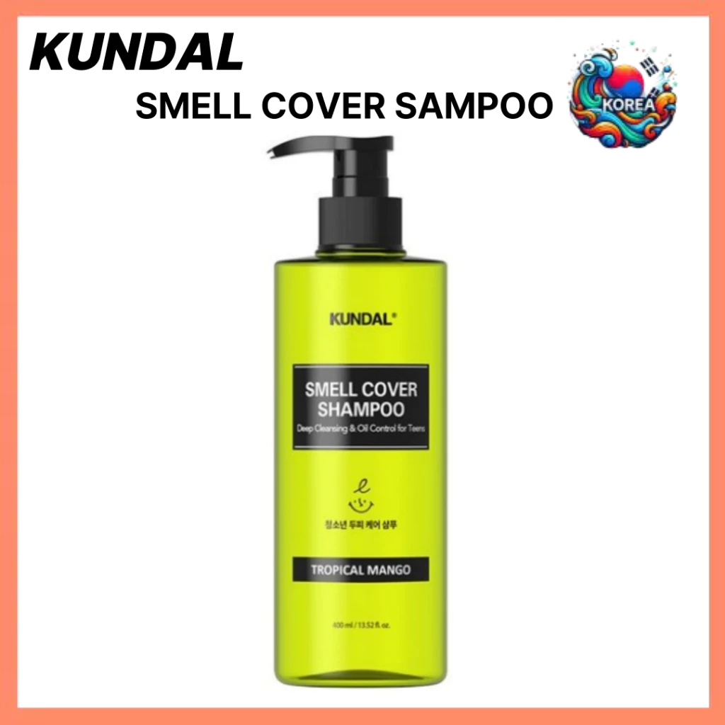 KUNDAL Shampoo All Day Smell Cover Tropical Mango 400ml-Cuidados Com O Couro Cabeludo Para Adolescentes