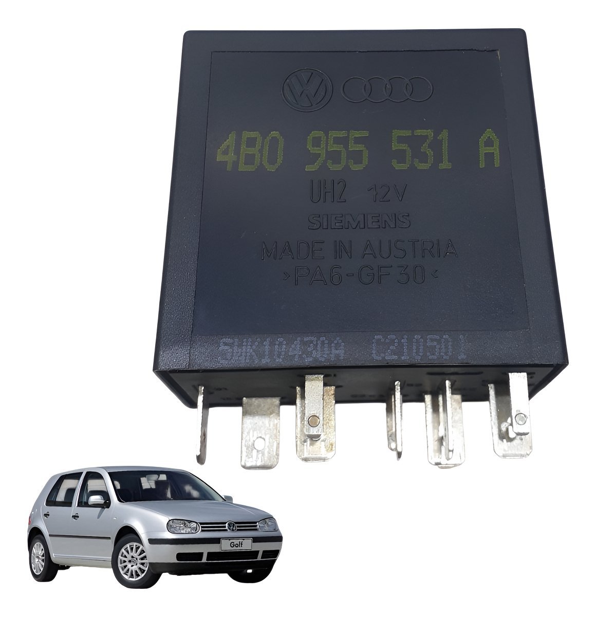 Rele Limpador Parabrisa Vw Golf 2001 A 2006